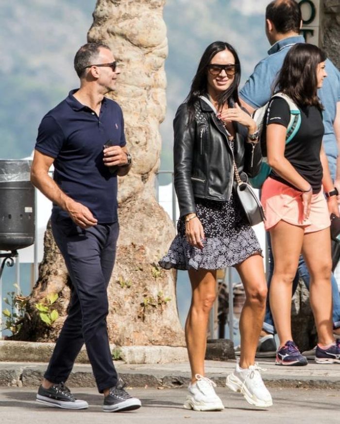 Ryan Giggs và Kate Greville thuở mặn nồng.