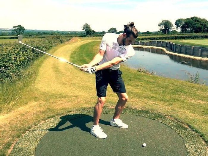 G.Bale thích mọi người gọi mình là golf thủ. Ảnh: 90min.