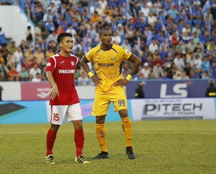Tiền đạo Felipe sẽ tỏa sáng mùa thứ 2 chơi cho SLNA. Ảnh SLFC