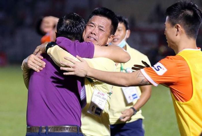Viettel đã cứu V.League 2020 khỏi nhàm chán khi không cho Hà Nội lần thứ 3 lên tiếp trở thành nhà vô địch. Ảnh VPF