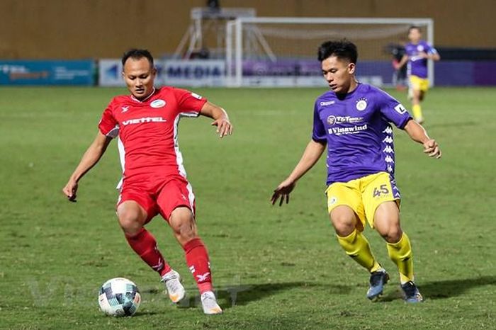 Viettel chơi thực dụng để vượt mặt Hà Nội trong cuộc đua vô địch V-League 2020. (Ảnh: Hiển Nguyễn/Vietnam+) 