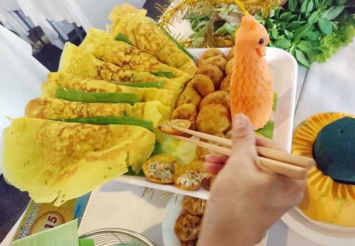 Bánh xèo, bánh khọt Hậu Giang.