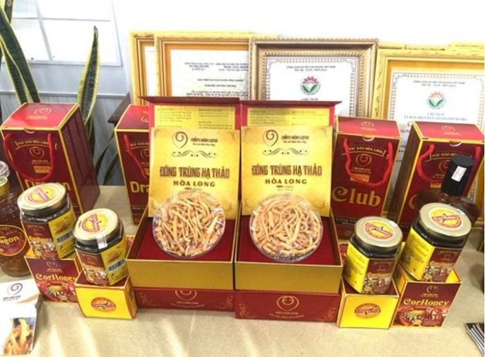  Nấm đông trùng hạ thảo của Công ty TNHH Nuôi trồng nấm Hòa Long, TP Bà Rịa là một trong những sản phẩm đủ tiêu chuẩn đánh giá, phân hạng trong đợt 1 Chương trình OCOP