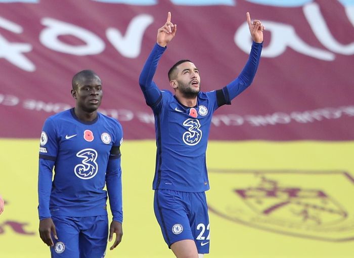 Ziyech lập tức tạo ra tầm ảnh hưởng tại Chelsea dù vắng mặt 6 trận đầu mùa vì chấn thương. Ảnh: Reuters.