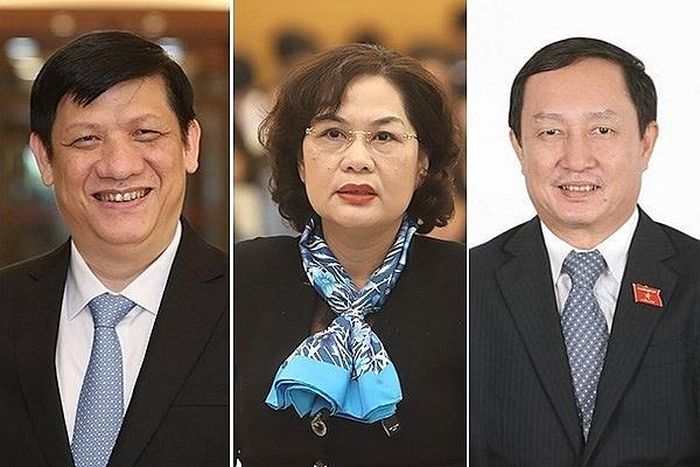 Nhân sự được Chính phủ trình Quốc hội xem xét phê chuẩn chức vụ Bộ Y tế, Bộ Khoa học và Công nghệ và Thống đốc ngân hàng Nhà nước