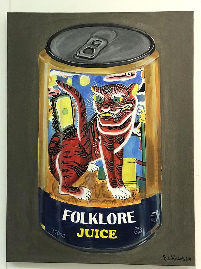 Tác phẩm của nghệ sỹ Bùi Công Khánh - Acrylic trên Canvas