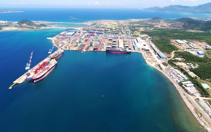 Một góc Khu Kinh tế Vân Phong, tỉnh Khánh Hòa