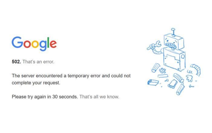 Sáng ngày 25/9, nhiều người dùng Gmail tại Việt Nam cho biết họ gặp khó khăn khi muốn gửi email cho người khác. (Ảnh chụp màn hình)