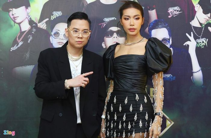 Siêu mẫu Minh Tú xuất hiện cùng rapper Andree. Gần đây, hai người vướng tin đồn tái hợp.