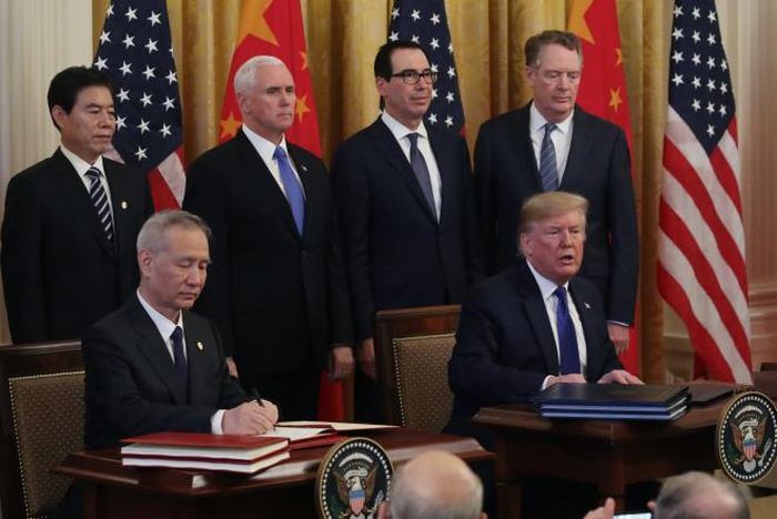 Cuộc chiến thương mại là một trong những đường lối nổi bật của chính quyền Trump với Bắc Kinh. 