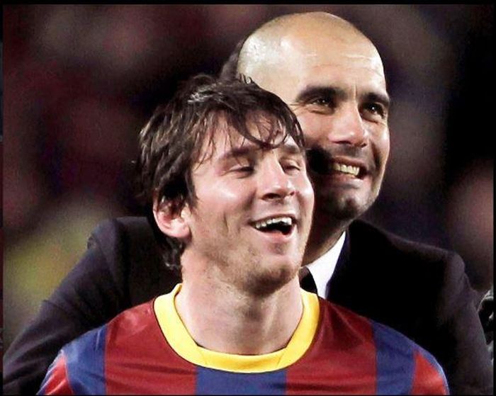 Pep Guardiola muốn tái hợp với Messi tại Man City.