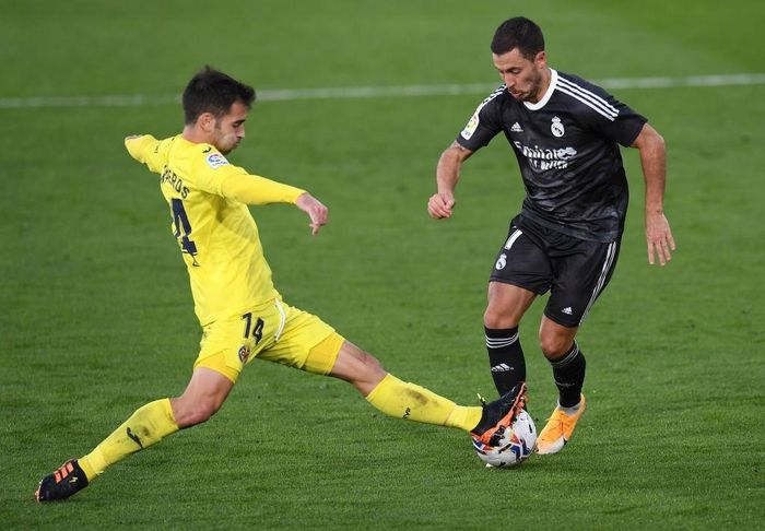  Hazard mờ nhạt trên mặt trận tấn công của Real. 