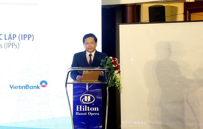  Phó trưởng ban Kinh tế Trung ương Nguyễn Đức Hiển phát biểu tại hội thảo.