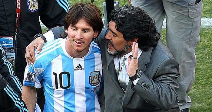 Maradona và Messi không thể giúp Argentina vô địch