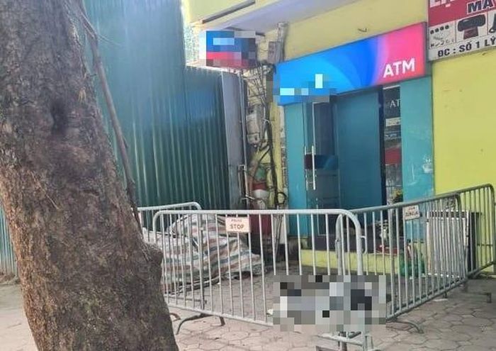 Khu vực phát hiện thi thể người đàn ông.