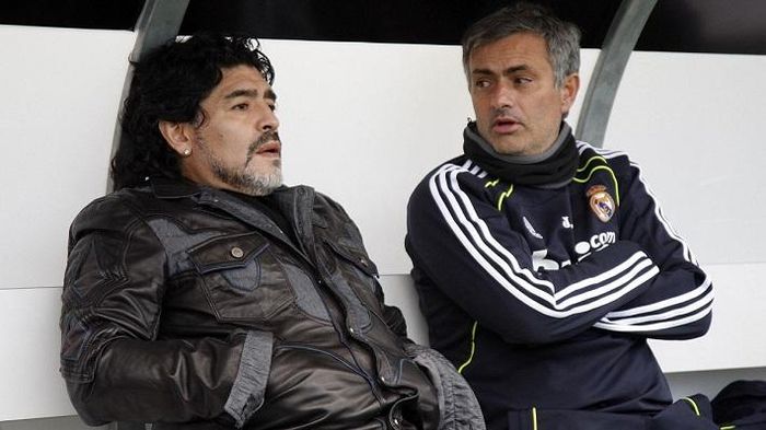 Jose Mourinho và Diego Maradona