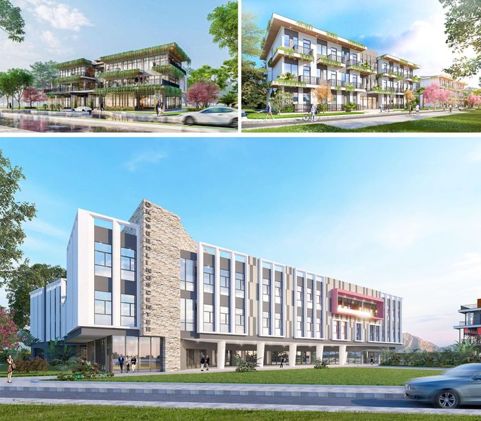 Phối cảnh các hạng mục công trình Trung tâm sản xuất giống lâm nghiệp ứng dụng công nghệ cao Bắc Trung Bộ. Ảnh phối cảnh dự án.