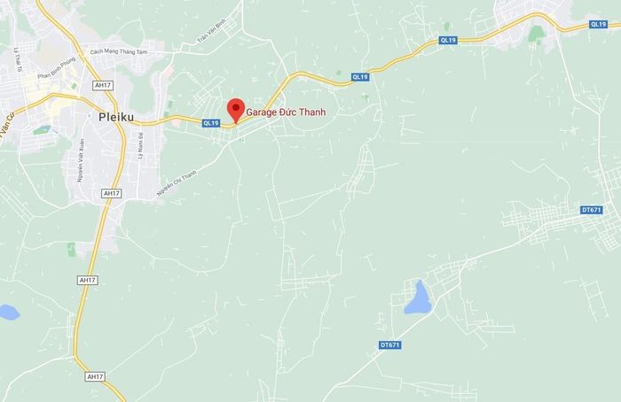Garage nơi xảy ra sự việc. Ảnh: Google Maps.