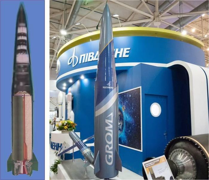 Trong thế "phải tự cứu mình", chính phủ Ukraine đã khởi động một dự án tên lửa đạn đạo vào năm 2010, có tên là dự án Thunder-2 và đặt hàng cho Cục thiết kế Phương Nam làm cơ quan chủ quản trong phát triển. Tên lửa Thunder-2 của Ukraine. Ảnh: Tên lửa Thunder-2. Nguồn: Topwar.