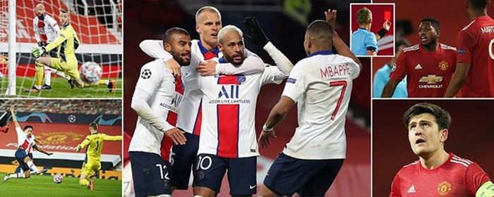 Neymar đánh bại M.U tại Old Trafford. (Nguồn: Daily Mail)