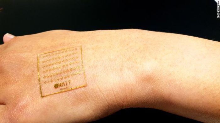 Da nhân tạo được làm từ cao su silicon. Ảnh: Đại học RMIT