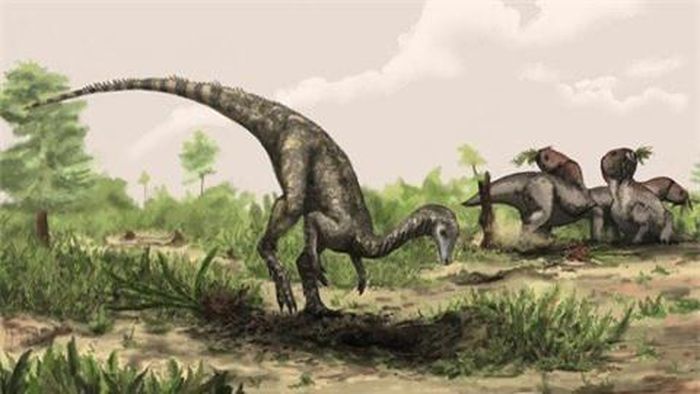 Hình vẽ phục dựng về loài khủng long cổ nhất Trái Đất Nyasasaurus Parringtoni