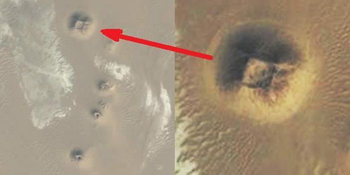  Google Earth đã phát hiện ra nhiều bí ẩn lạ thường tại Ai Cập. Những đường nét của "kim tự tháp" này là nhân tạo hay do con người "vẽ" ra?