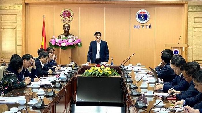 Quang cảnh cuộc họp. Ảnh: Cổng TTĐT Bộ Y tế.