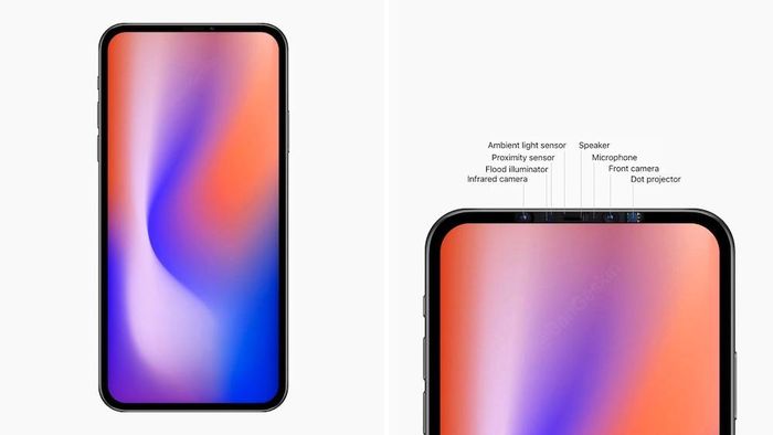 Một chiếc iPhone với viền màn hình siêu mỏng. (Ảnh minh họa: Ben Geskin)