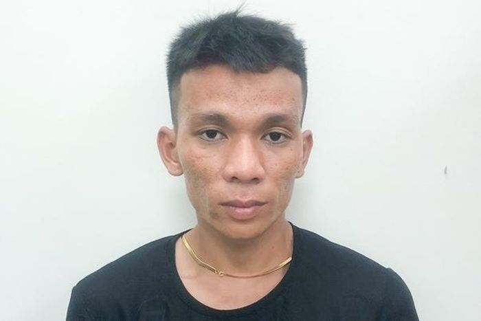 Nhựt bị bắt giữ về tội Cướp tài sản. Ảnh: A.L.