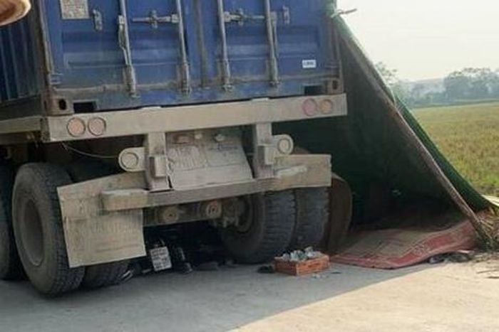 Hiện trường vụ tai nạn. Ảnh: L.T.