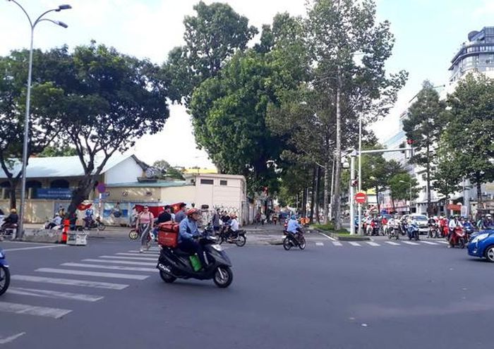 Một góc dự án khu tam giác Trần Hưng Đạo – Nguyễn Thái Học – Phạm Ngũ Lão (quận 1) vừa bị thu hồi.