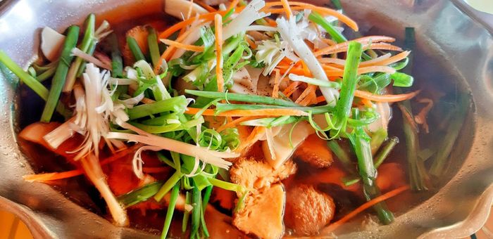 Món Nấm hầu thủ hấp Hongkong. Ảnh: Thiên Thanh