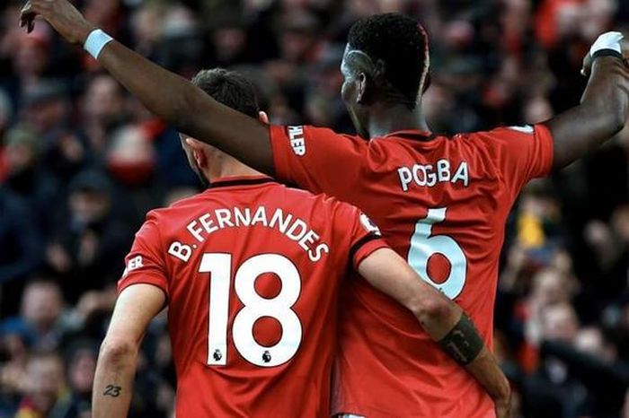 Không dễ để cạnh tranh vị trí với Pogba và Fernandes. Ảnh: Getty.