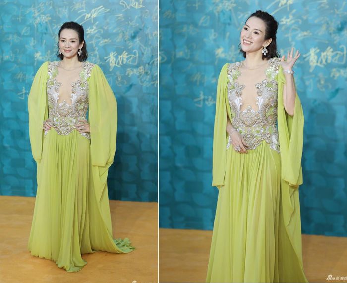  Chương Tử Di thời gian gần đây bị chê xuống phong độ về nhan sắc. 