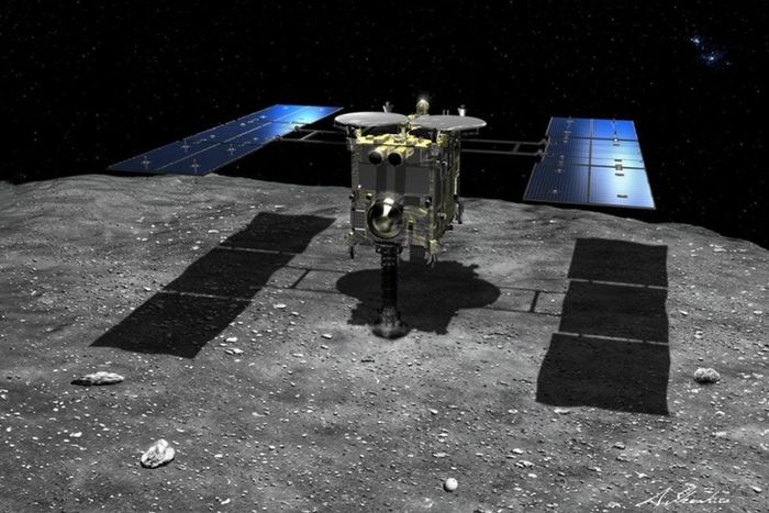  Tàu Hayabusa2 sẽ tiếp tục sứ mệnh thám hiểm vũ trụ ở nhiều thiên thạch khác. Ảnh: JAXA. 