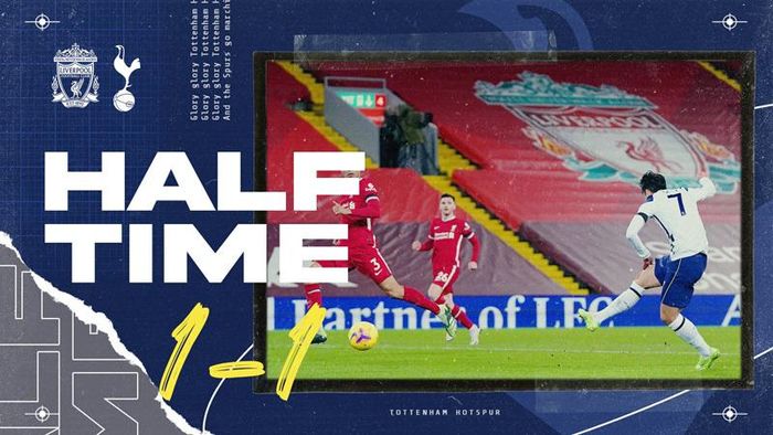45 phút đầu khép lại với tỷ số hòa 1-1