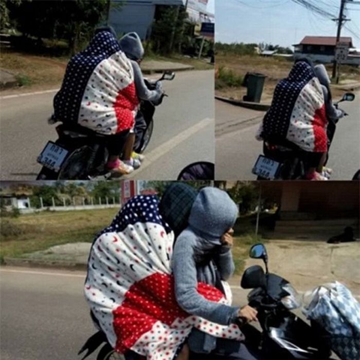  Chống rét theo cách bá đạo nhất. 