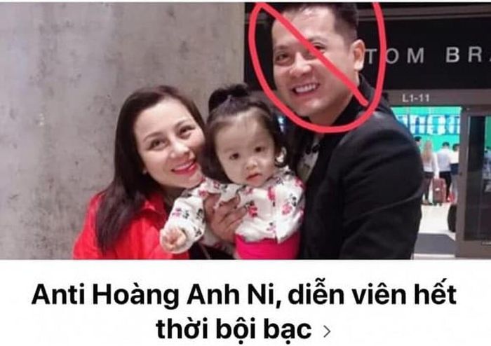 Còn trước đó là Anti Hoàng Anh Ni, diễn viên hết thời bội bạc.