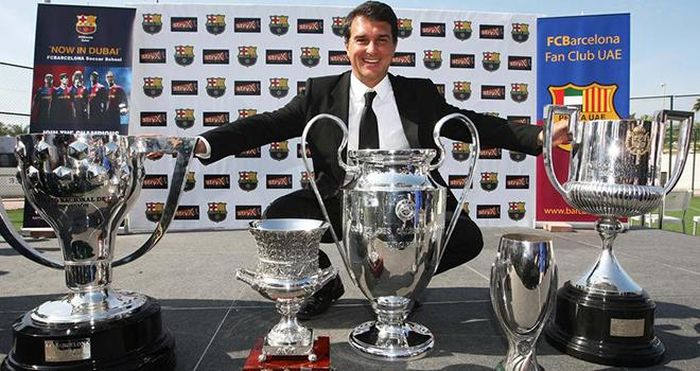 Barcelona từng rất thành công với ông Laporta