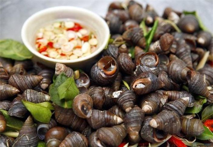 Ốc luộc là món ăn được rất nhiều người ưa thích