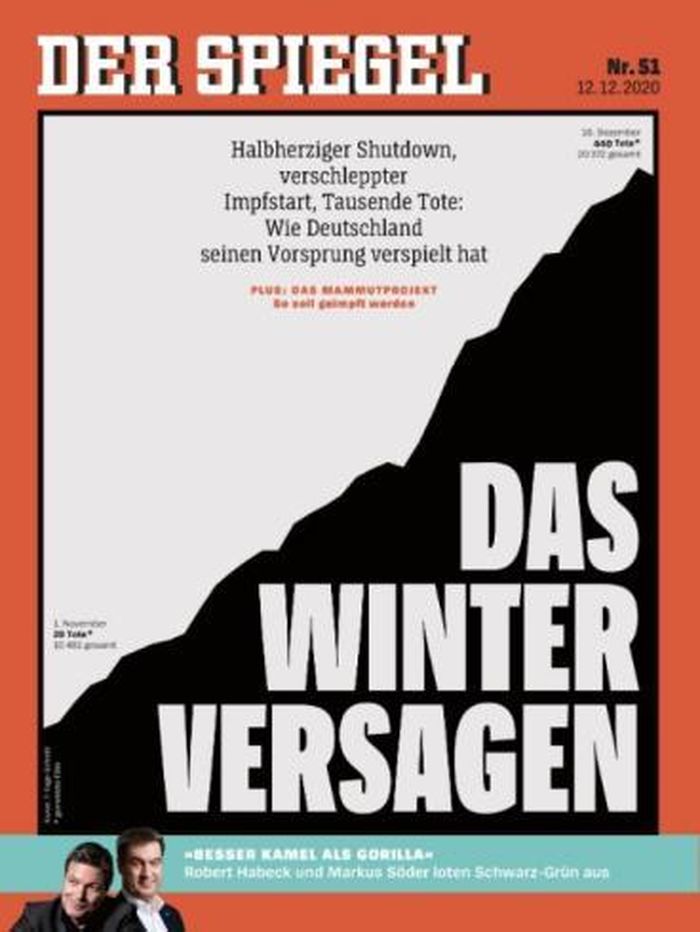  Trang bìa của tờ Der Spiegel vào 2 tuần trước. Ảnh: Der Spiegel. 