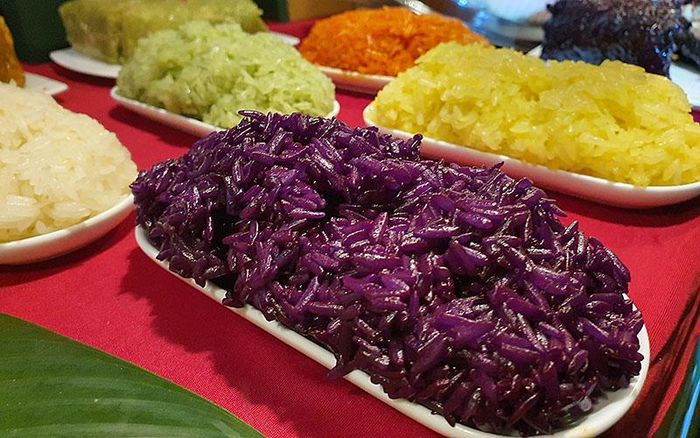 Các nguyên liệu bắt mắt, bảo đảm an toàn vệ sinh thực phẩm của bánh chưng Nương Bắc.