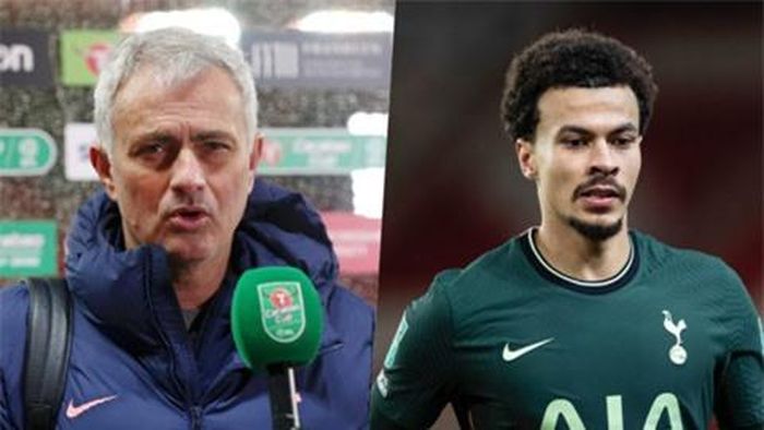 HLV Jose Mourinho vàDele Alli.