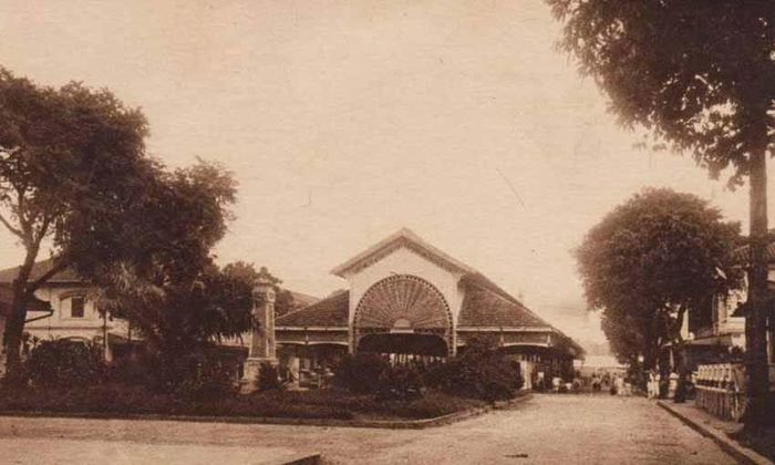 Chợ Bến Tre ngày xưa.