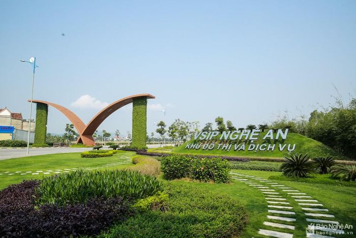 Khu đô thị và dịch vụ VSIP Nghệ An. Ảnh: Hải Vương