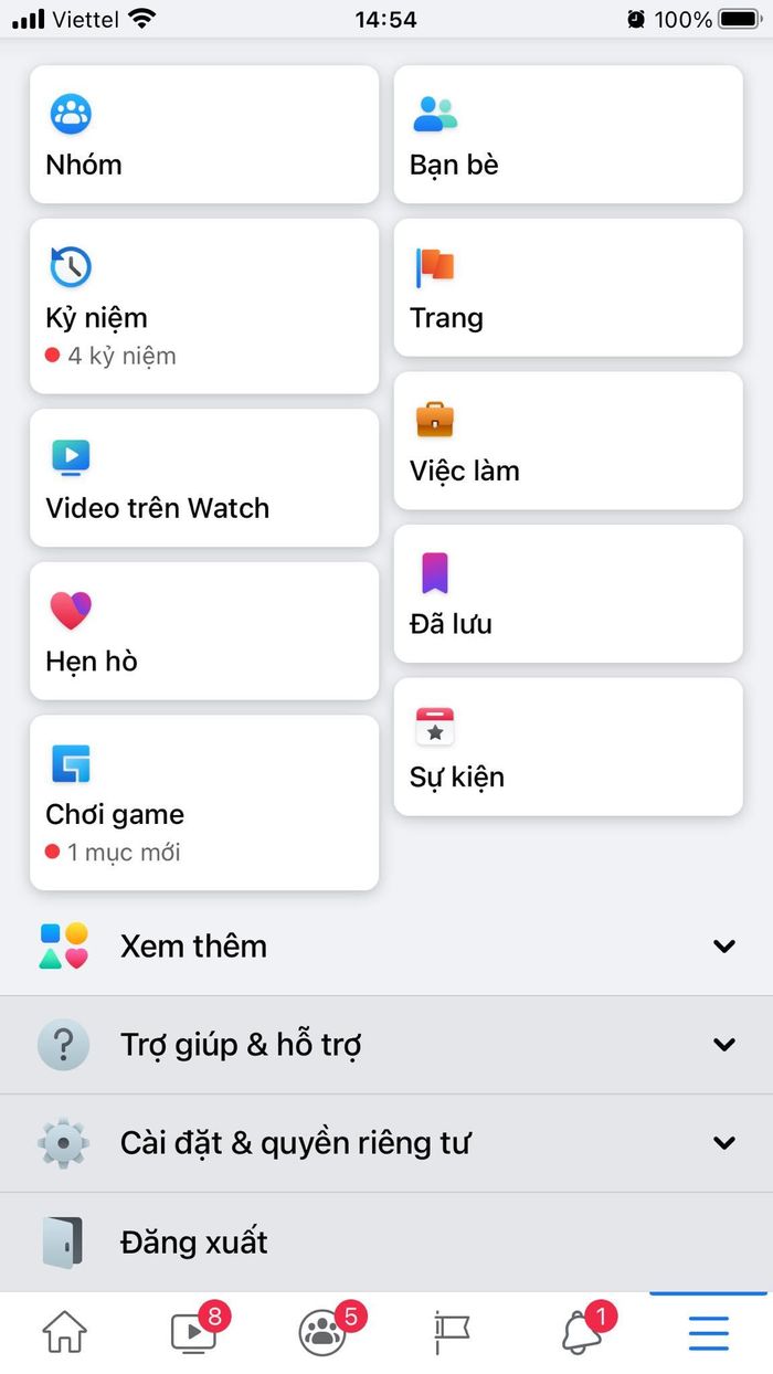 Tắt thông báo Facebook trên thiết bị cài đặt IOS