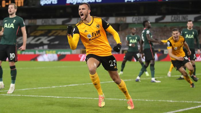  Trước Wolves, Tottenham kiểm soát bóng 45,4%, tung ra được 6 cú sút, thua xa chủ nhà (11 cú sút). Ảnh: Getty. 