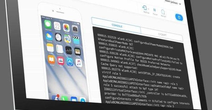 Chương trình iOS ảo của Corellium chỉ chạy được trên máy tính để bàn. Ảnh: Apple.life