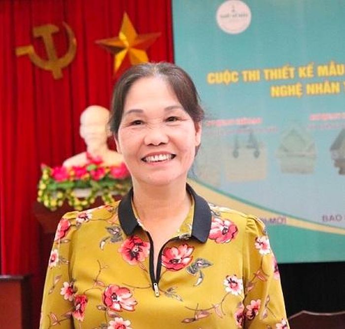 Bà Hà Thị Vinh, Giám đốc Công ty TNHH Gốm sứ Quang Vinh. Ảnh: VGP/Thùy Linh